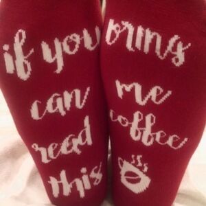 2/$18 Bring Me Coffee Socks UNISEX Best Gift